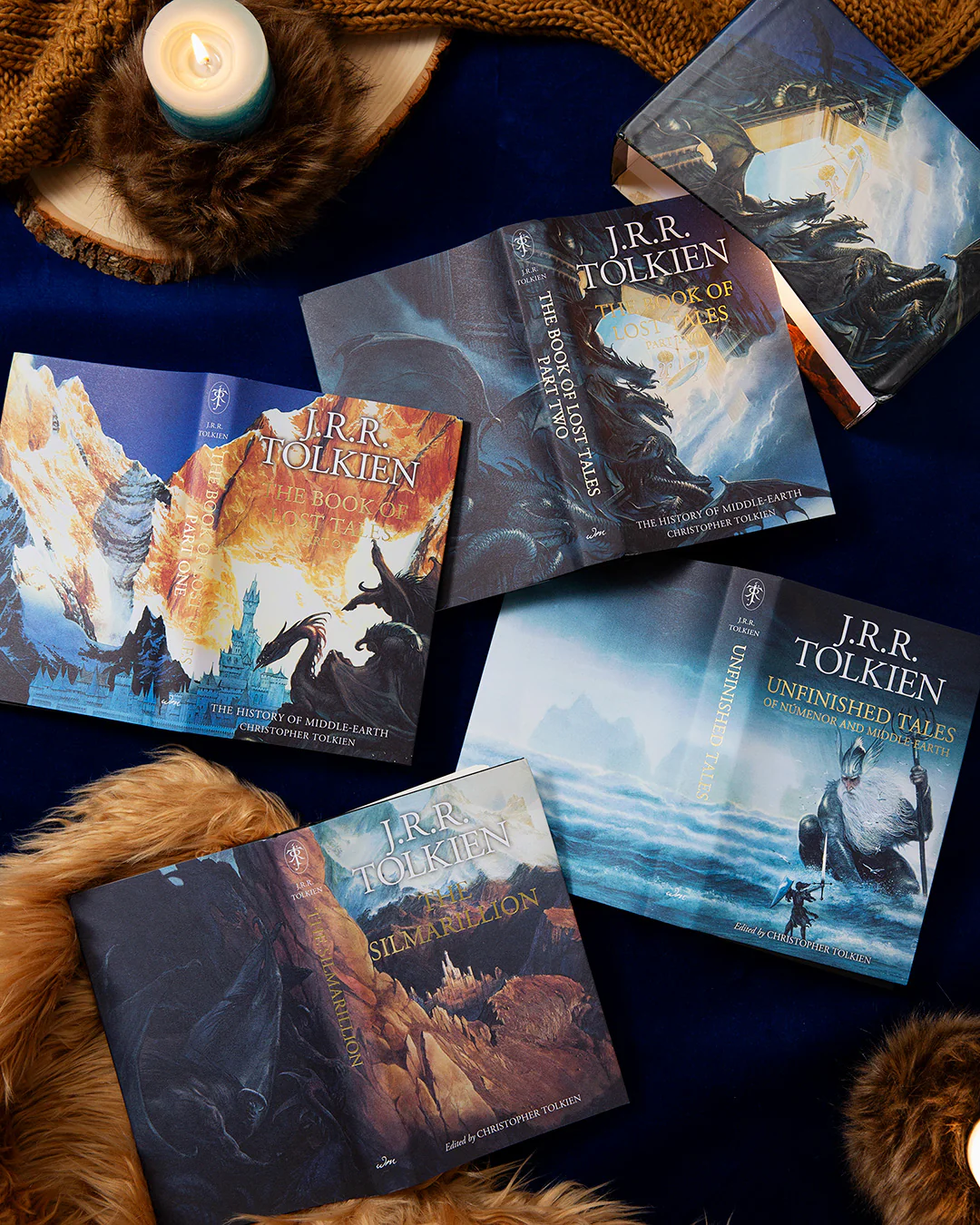 The History of Middle-earth Box Set #1: The Silmarillion / Unfinished Tales / Book of Lost Tales, Part One / Book of Lost Tales, Part Two - Image 3